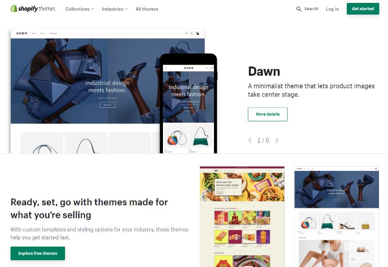 shopify store themes