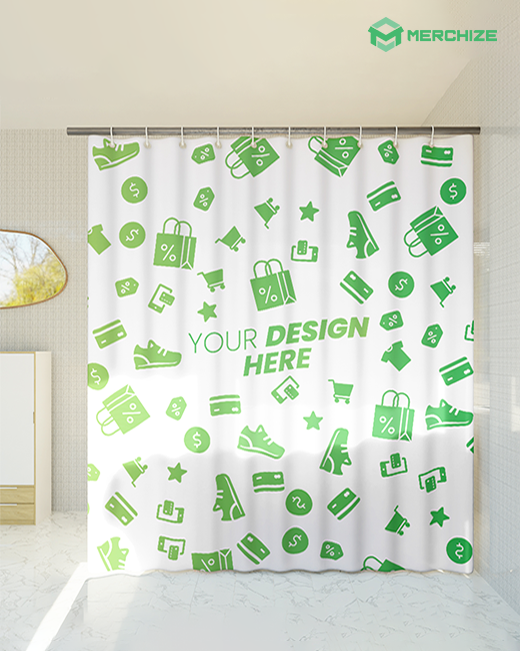 Custom Sets 3D Digital Printed Shower Curtain - China Printed Shower  Curtain Bathroom and 3D Digital Printed price