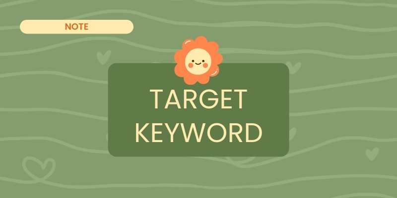 Focus on target keyword - Shopify SEO
