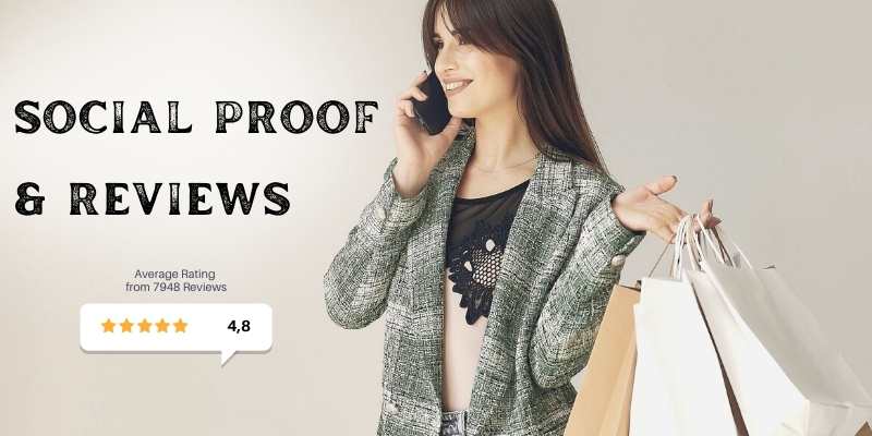 Social proof and reviews - Shopify SEO