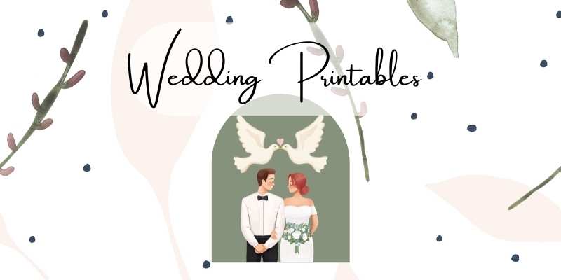 Wedding printables - Etsy Shop Ideas
