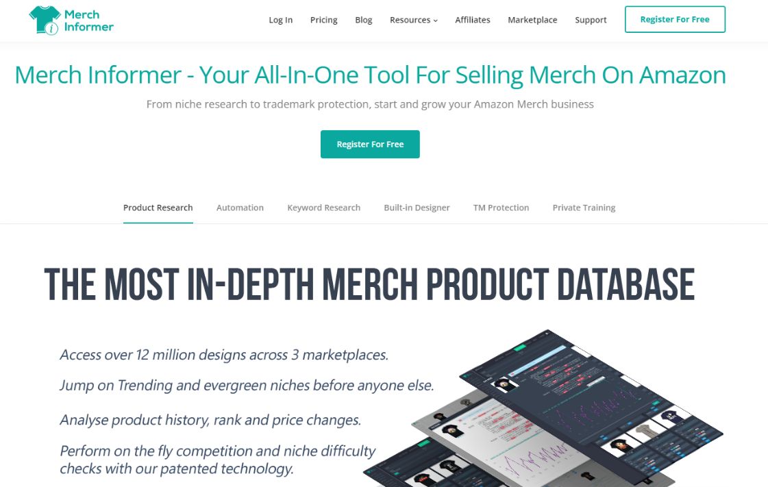 merch informer print on demand tool