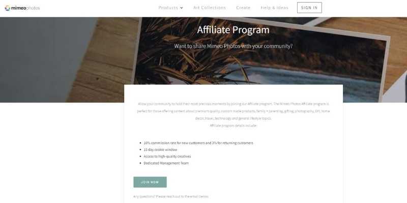 mimeo photos - best pod affiliate program