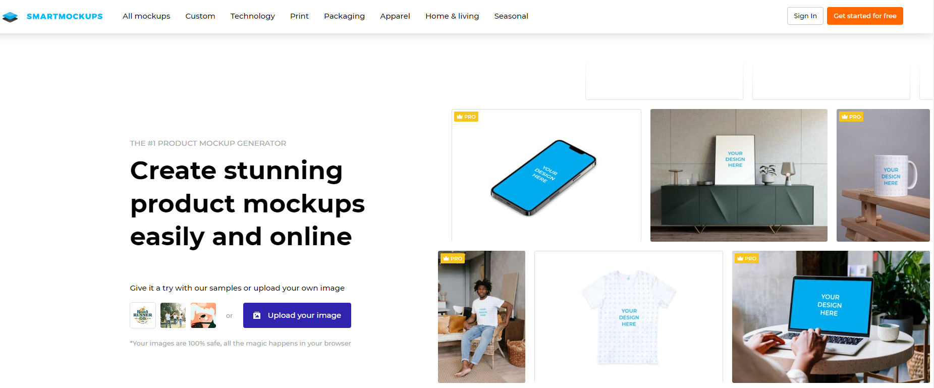 smart mockups generator