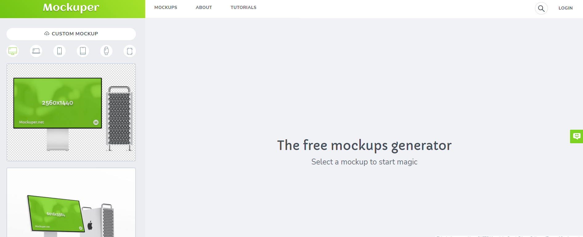 mockuper mock up generator