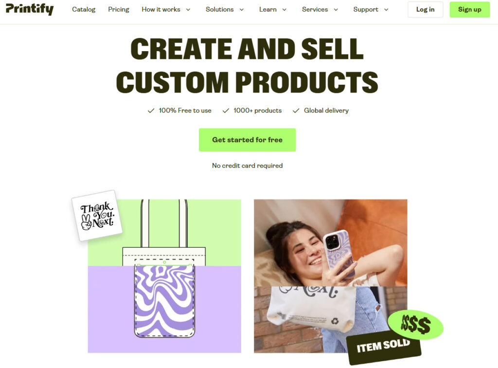 Printify plus size print on demand companies
