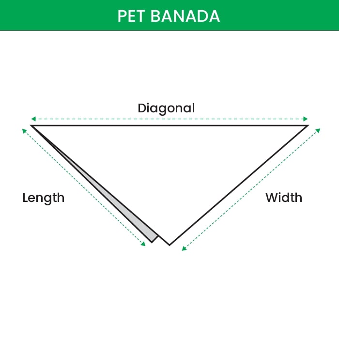 pet banada size guide