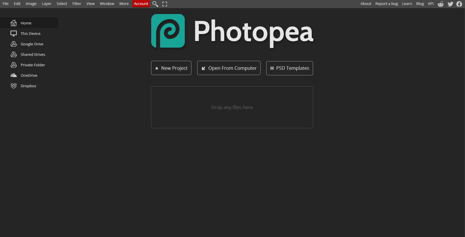 photopea print on demand tools