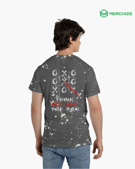 Bleach Splatter Unisex V-neck T-shirt