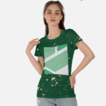 bleach splatter women t-shirt