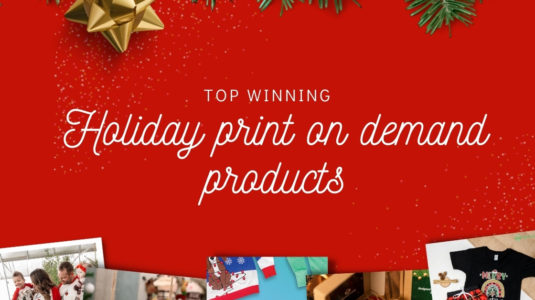 holiday print on demand products