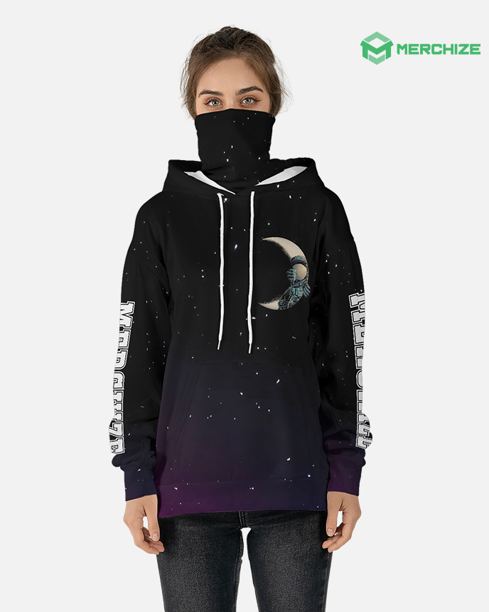 All-over Print Gaiter Hoodie (Midweight)