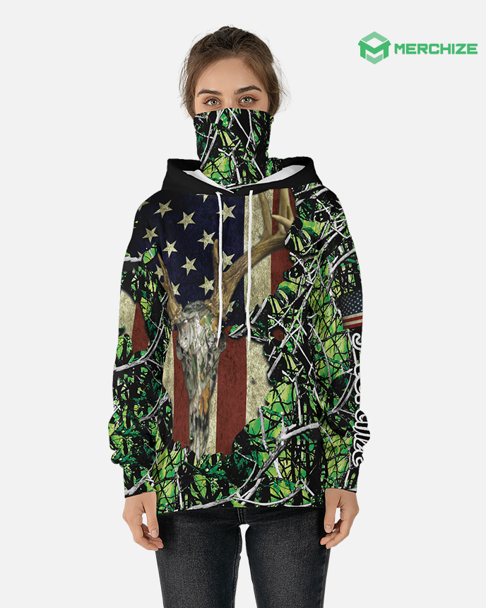 All-over Print Gaiter Hoodie
