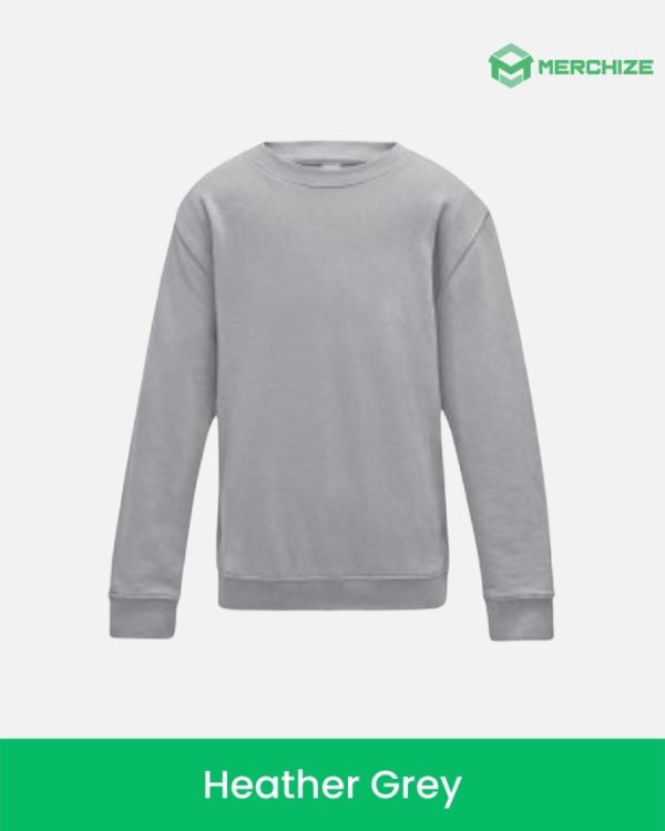youth sweatshirt heather grey