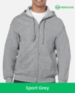 zip hoodie sport grey