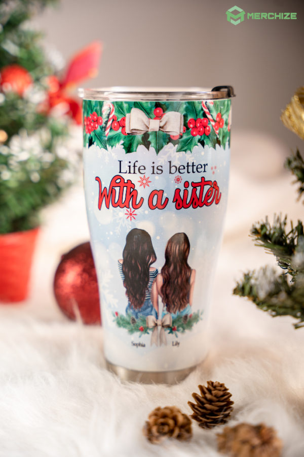 custom curved stainless steel tumbler