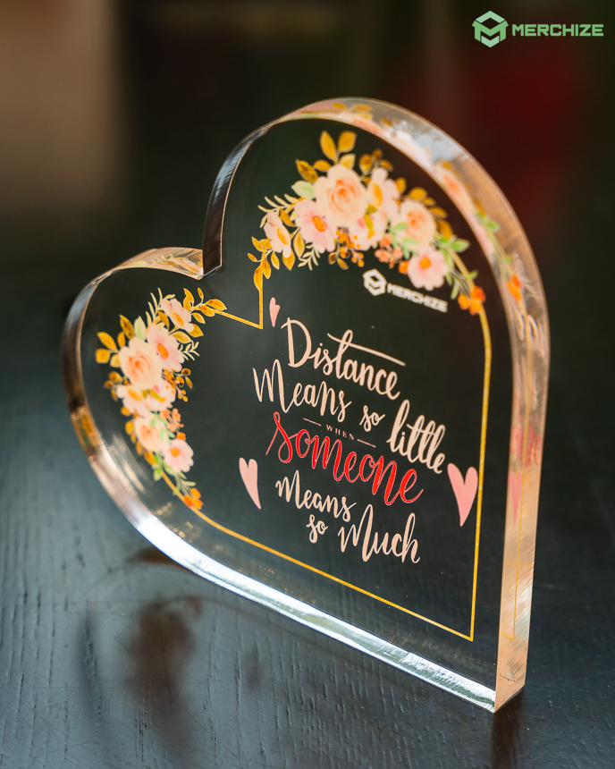 Acrylic Plaque (without stand) 0.6 IN