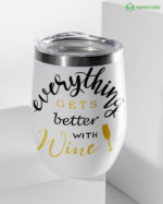 personalized wine tumbler front
