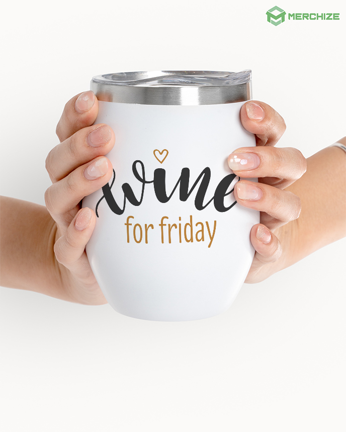 12oz Insulated Wine Tumbler - JetPrint