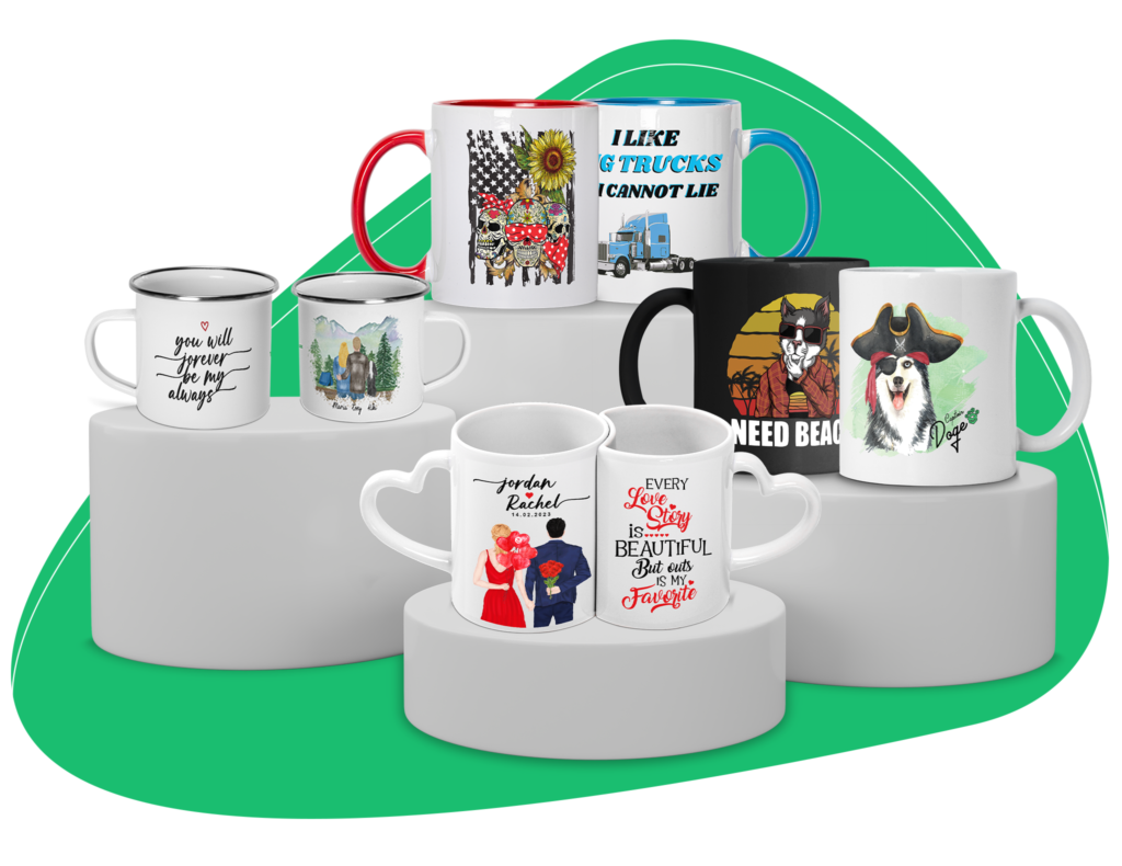 Custom Mugs Print on Demand & Fulfillment Service