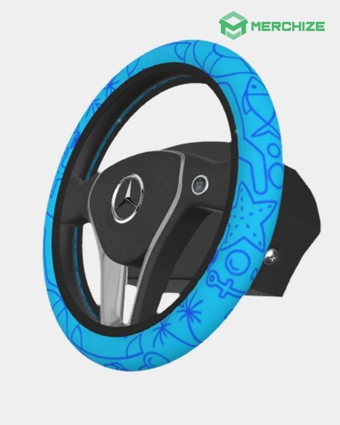 All-over Print Steering Wheel Cover (Made in China)