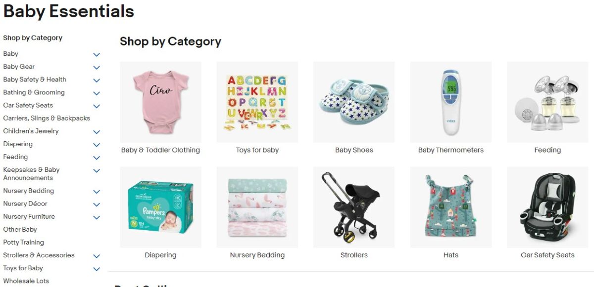 Baby Essentials on eBay
