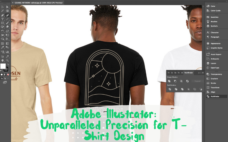 Adobe Illustrator: Unparalleled Precision for T-Shirt Design