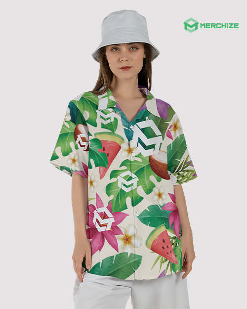 All-over Print Hawaiian Shirt (Made in China)