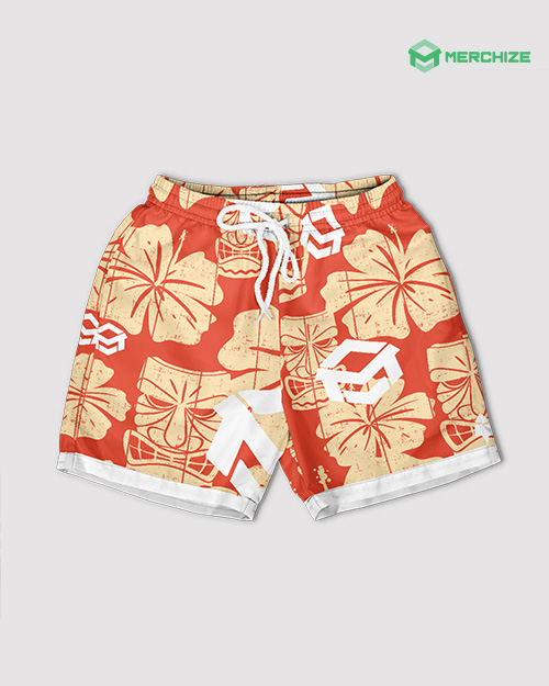 All-over Print Youth Hawaiian Shorts (Made in China)