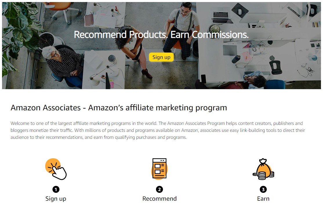 Amazon’s affiliate marketing program
