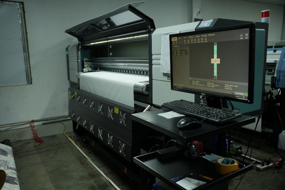 Digital Printing machine in Merchize's factory