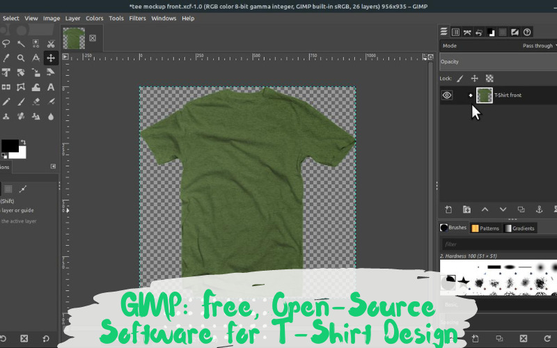 GIMP: Free, Open-Source Software for T-Shirt Design