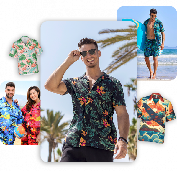 Create Your Own Custom Hawaiian Shirts & Shorts - Print on Demand ...