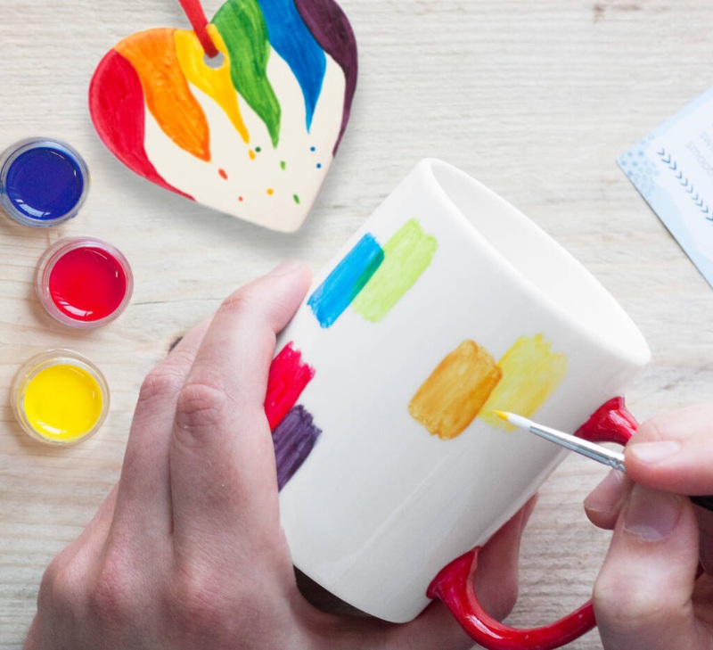 how to print mug at home - mug painting DIY