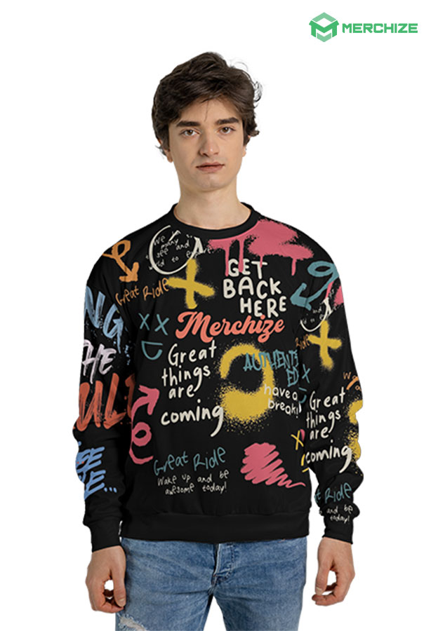 All-over Print Sweatshirt (Midweight)