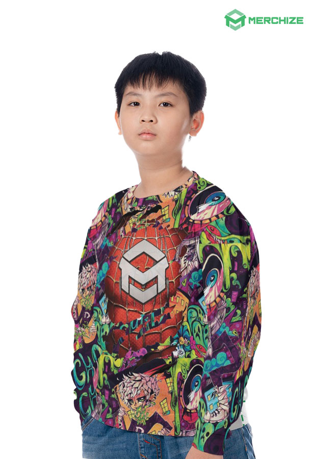 All-over Print Youth Sweatshirt (Lighweight)