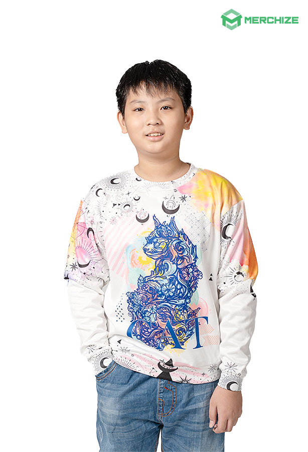 All-over Print Youth Sweatshirt (Midweight)