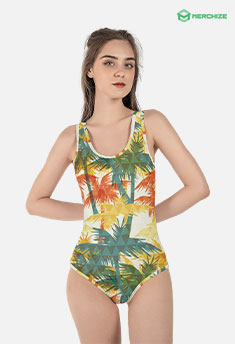 All-over Print One-Piece Swimsuit (Made in China)