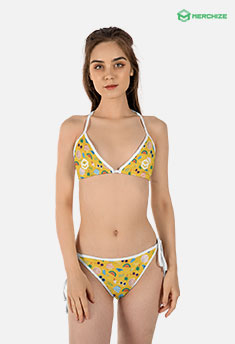 All-over Print String Bikini