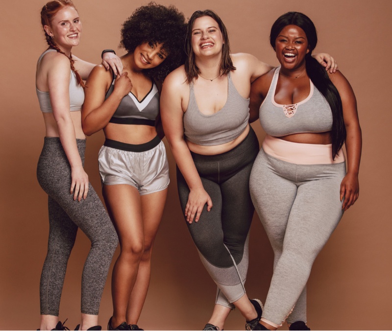 body positivity in fitness apparel clothing
