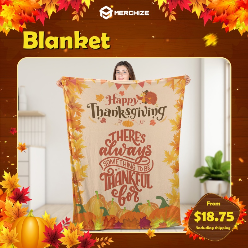 sản phẩm thanks giving blanket
