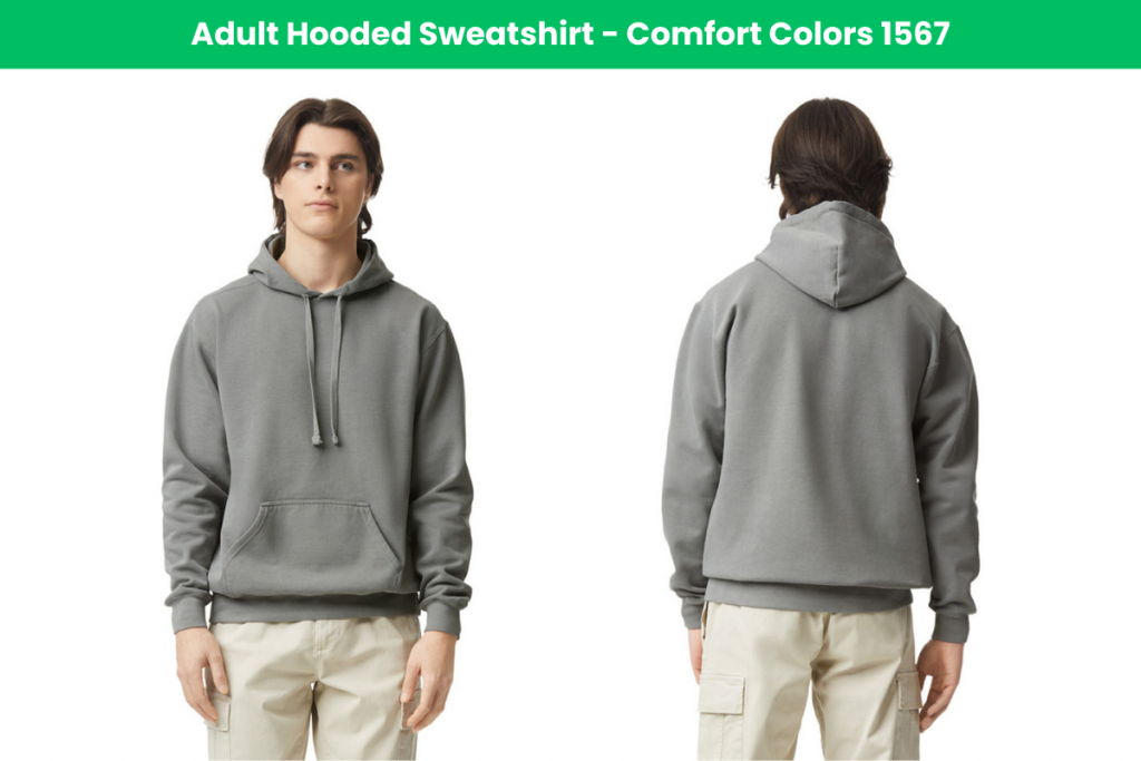Adult Hooded Sweatshirt - Comfort Colors 1567