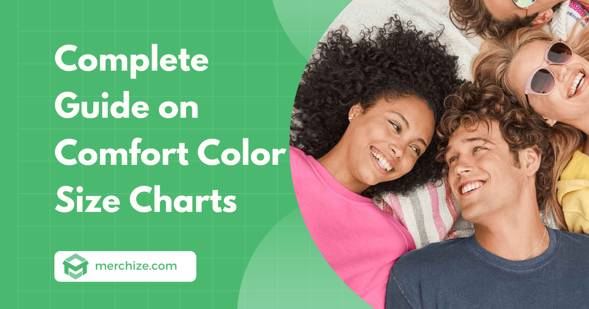 Comfort color size chart