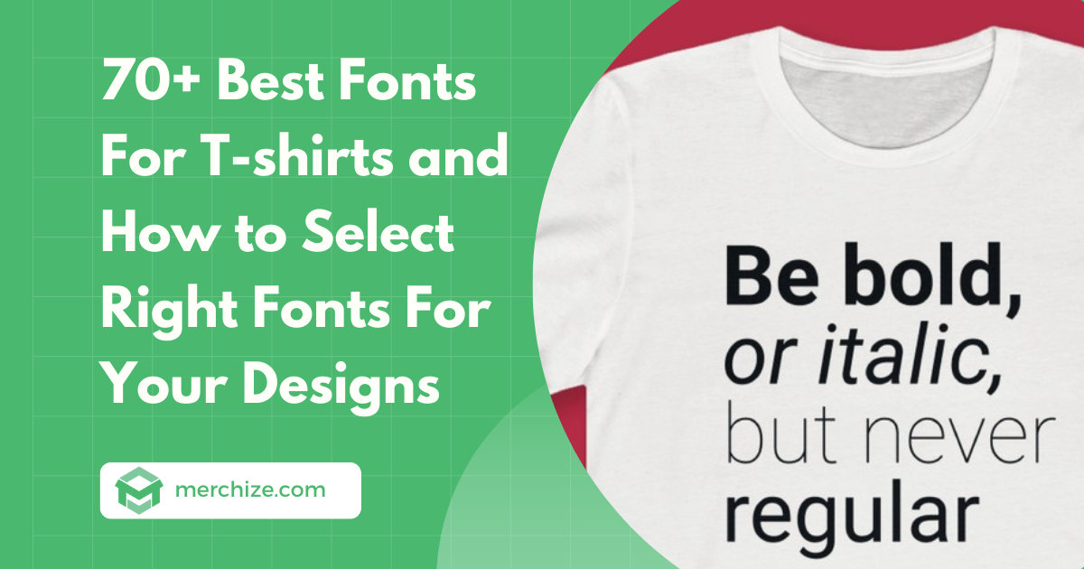 best fonts for t-shirts