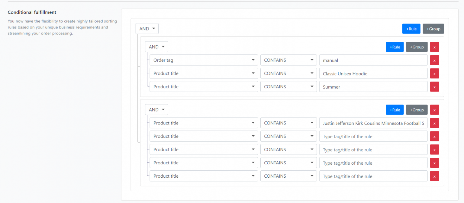 Set up custom fulfillment workflow with conditional logic - Print on ...
