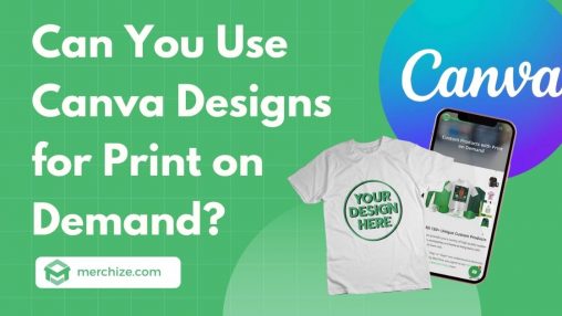 can you use canva design for print on demand