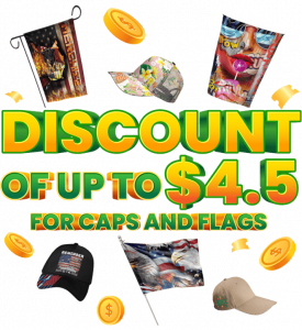 Discount For Caps And Flags