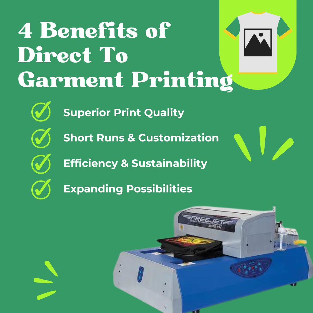 Benefits of Direct To Garment Printing
