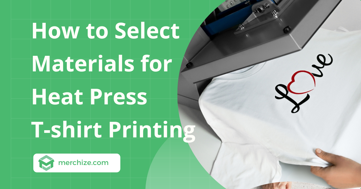 material for heat press T-shirt printing