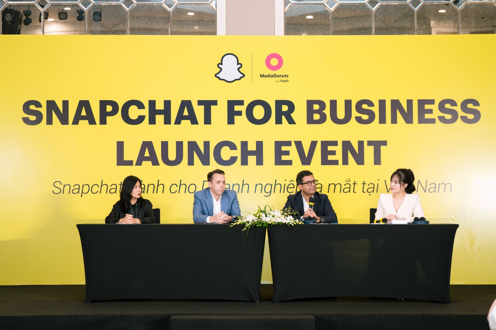 snapchat business launch thi truong vietnam